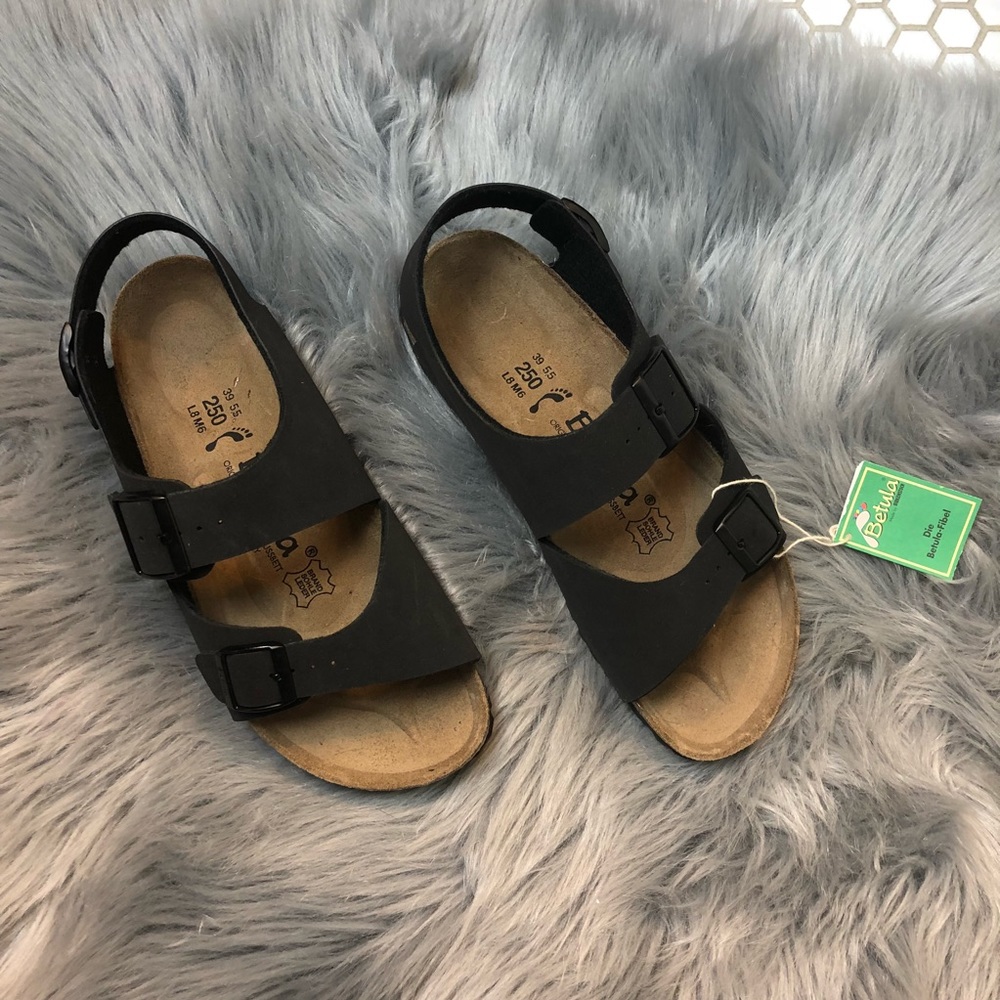 Betula Birkenstock Sz 39 9 Black Sandal